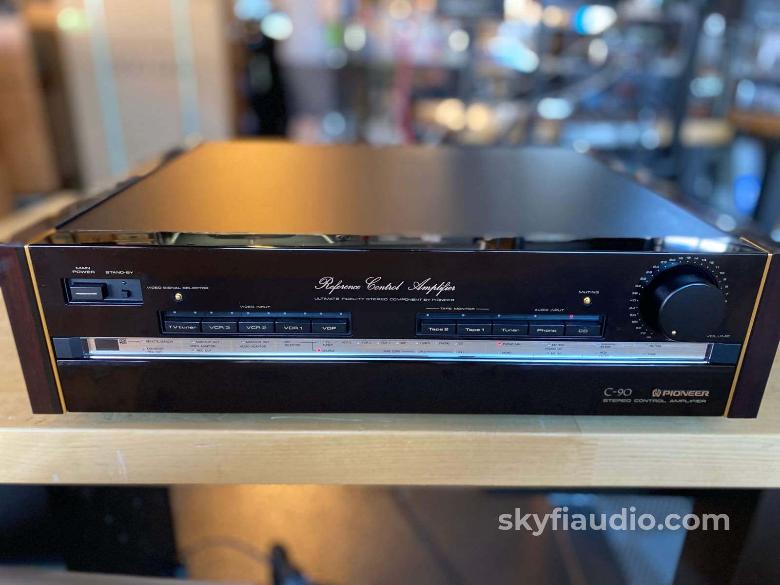 Pioneer Elite C-90 Reference Preamp W/ Mc Step-Up Transformer Phono Stage Preamplifier