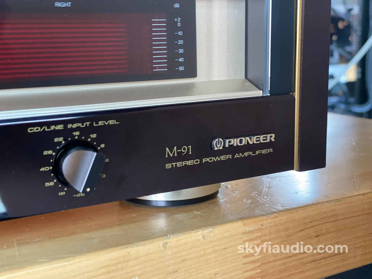 Pioneer Elite M-91 Vintage Solid State Amplifier - Gorgeous Amplifier