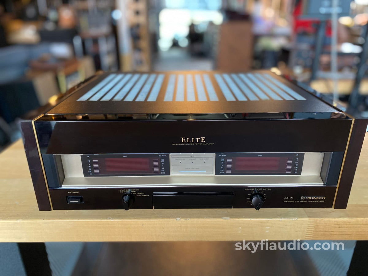 Pioneer Elite M-91 Vintage Solid State Amplifier - Gorgeous Amplifier