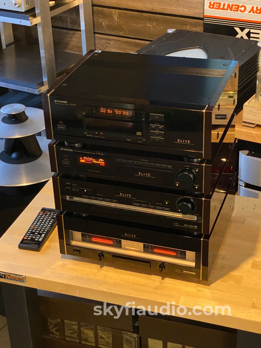 Pioneer Elite Vintage System (Best Of The Era) Cd Pre Amp And Tuner