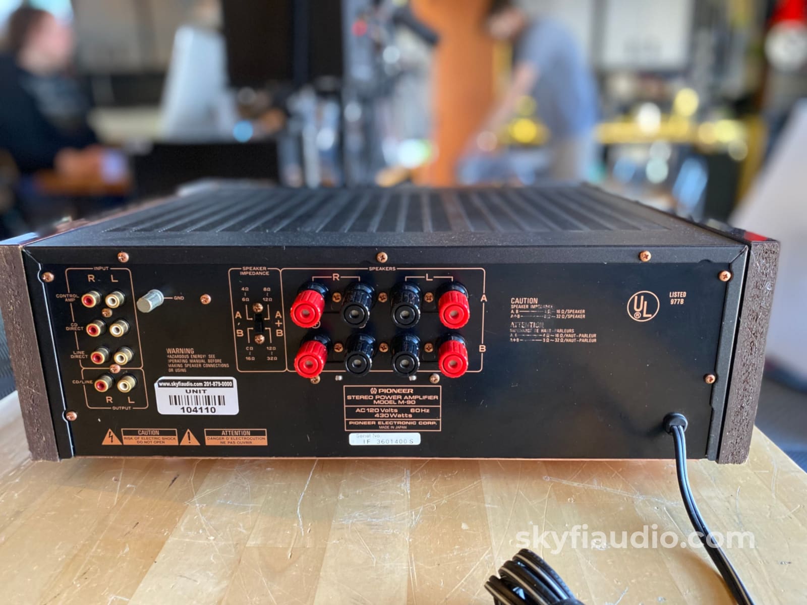 PIONEER M-90 ステレオパワーアンプ パイオニア 100V Pioneer M-90