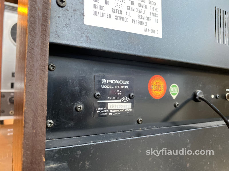 Pioneer Rt-1011L Reel To Tape Deck Recyzufxduel84Cse