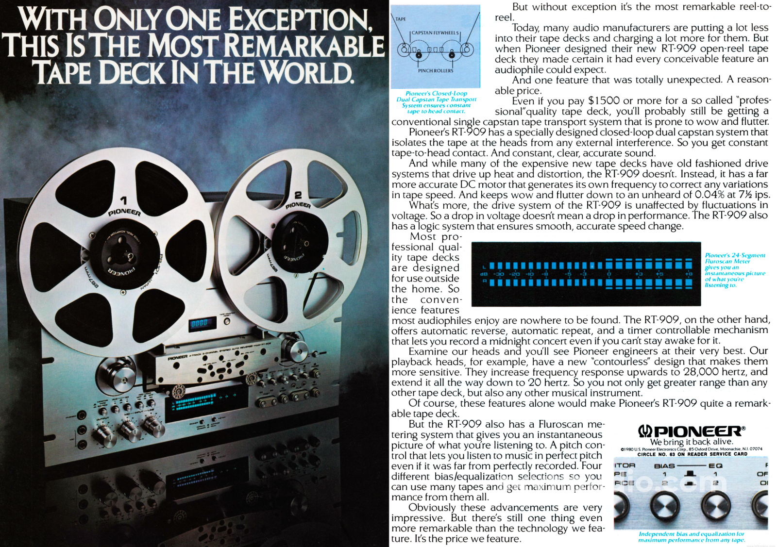 Pioneer Rt-909 Vintage Reel To - Full Restoration Tape Deck