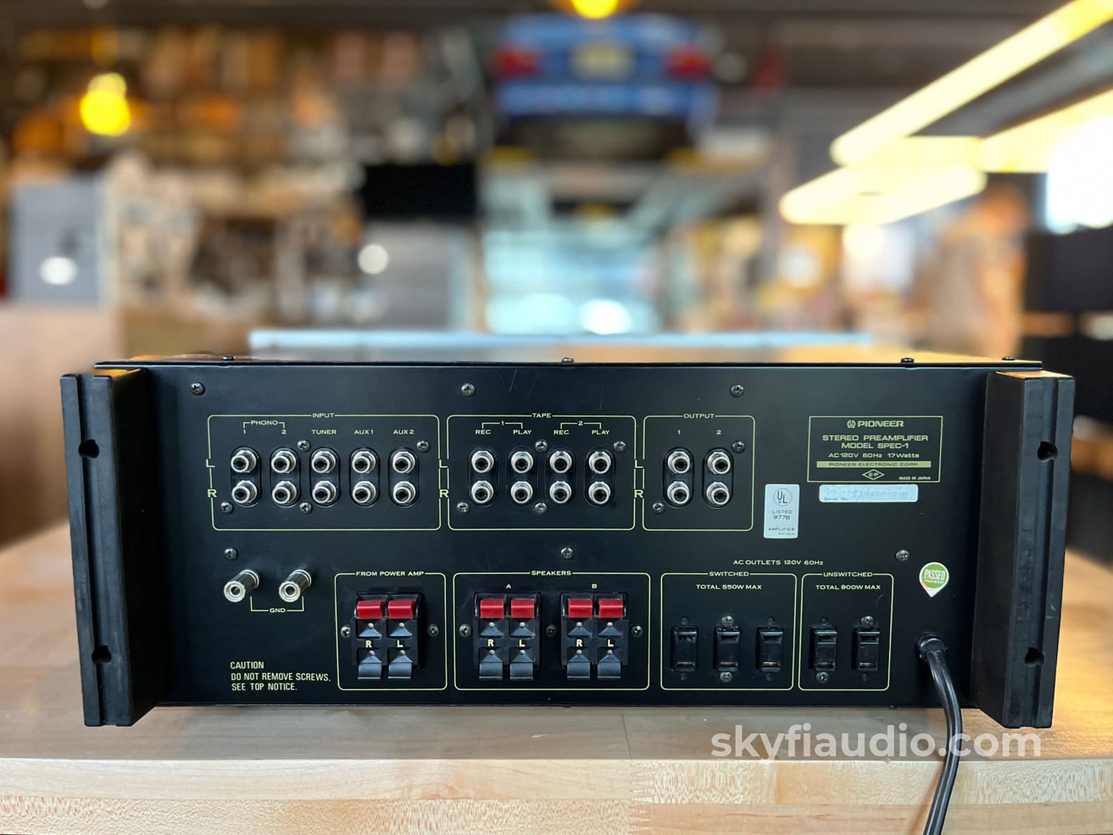 Pioneer SPEC-1 Vintage Preamp W/ Two Phono Inputs- Serviced in 2023 - Preamplifier