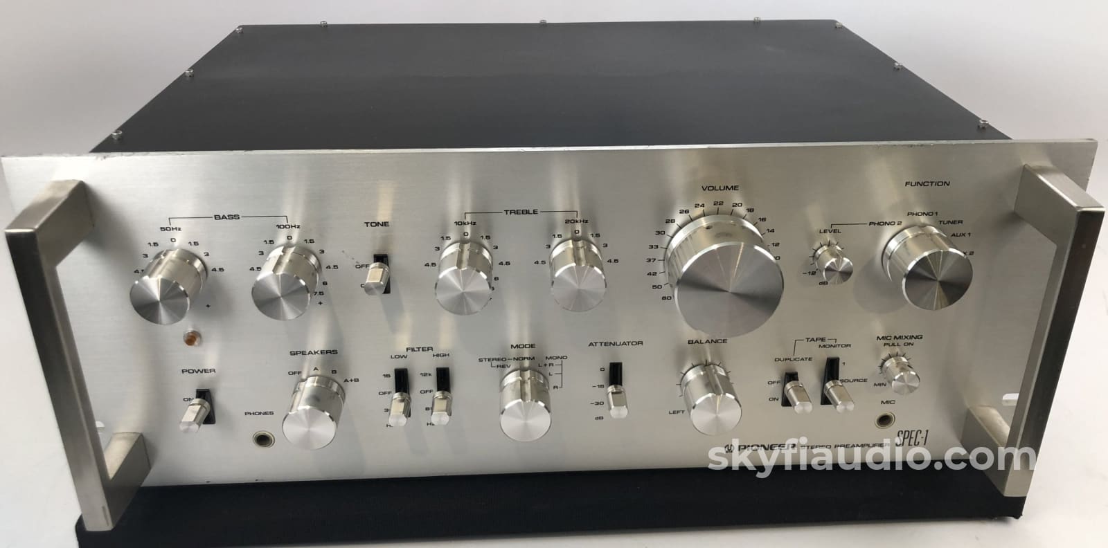 Pioneer Spec-1 Vintage Solid State Stereo Preamp With Phono - 110V/220V Version (A) Preamplifier