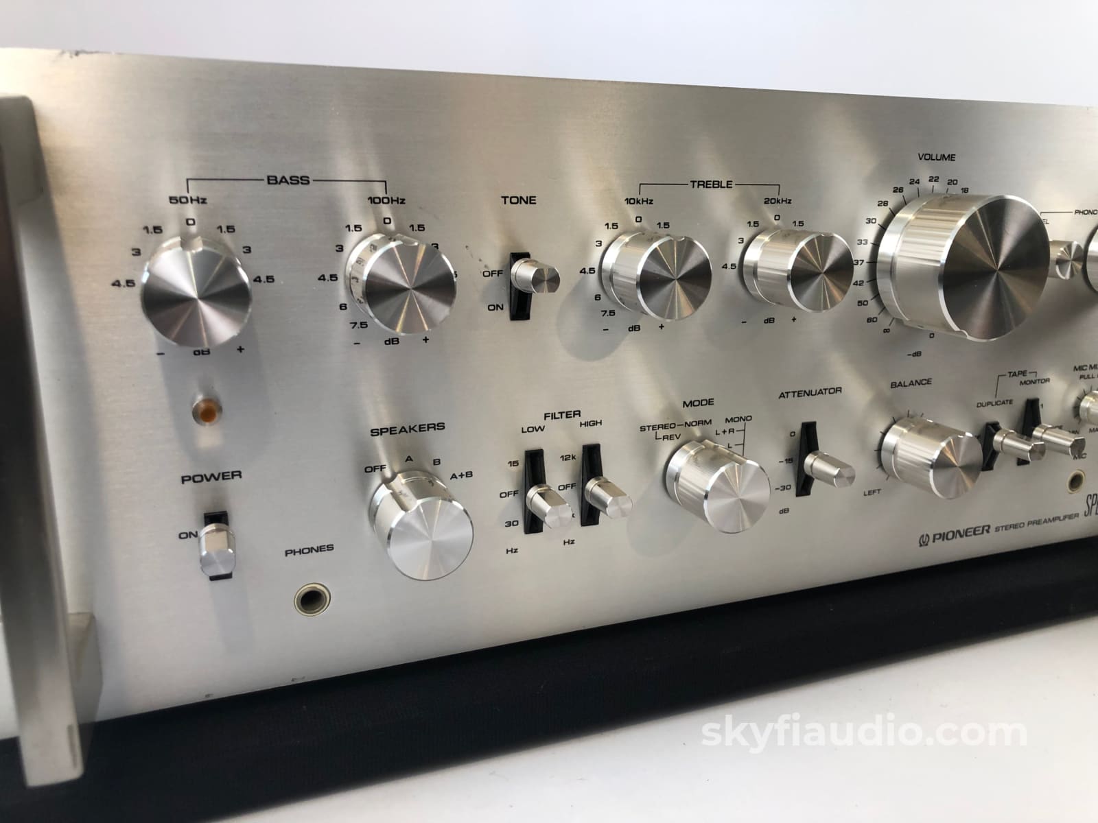Pioneer Spec-1 Vintage Solid State Stereo Preamp With Phono - 110V/220V Version (A) Preamplifier