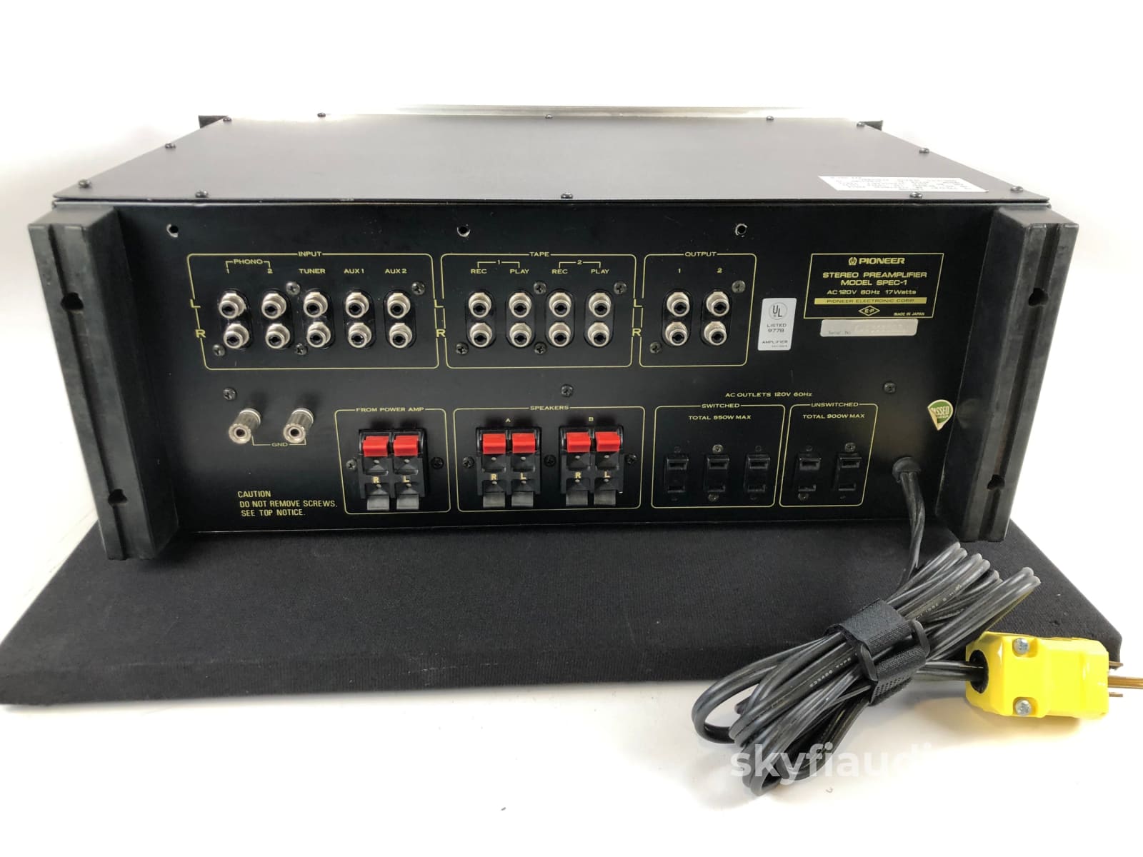 Pioneer Spec-1 Vintage Solid State Stereo Preamp With Phono (B) Preamplifier