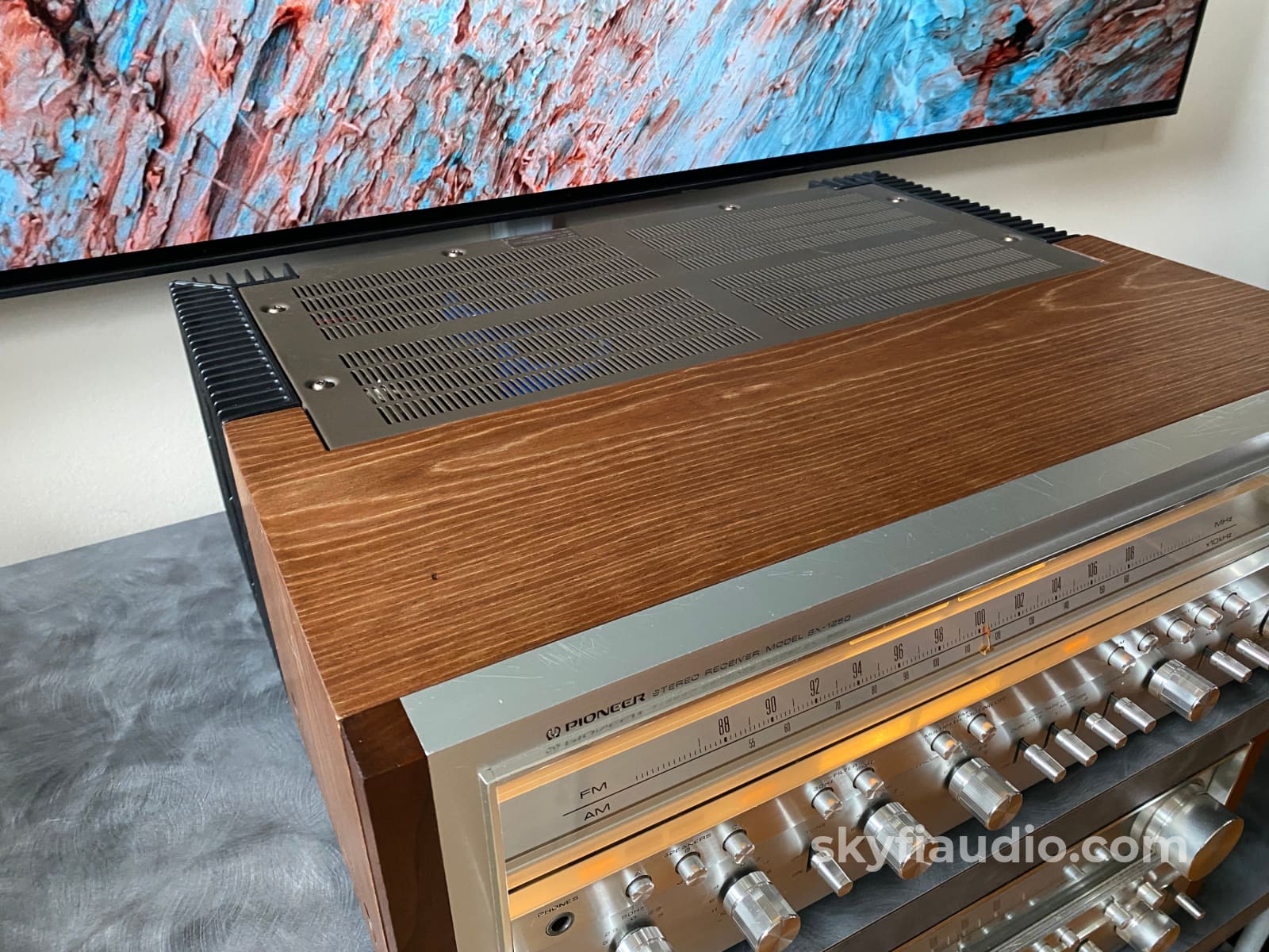 Pioneer SX-1250 Stereo Receiver - Fully Restored w/Rustic Walnut Venee