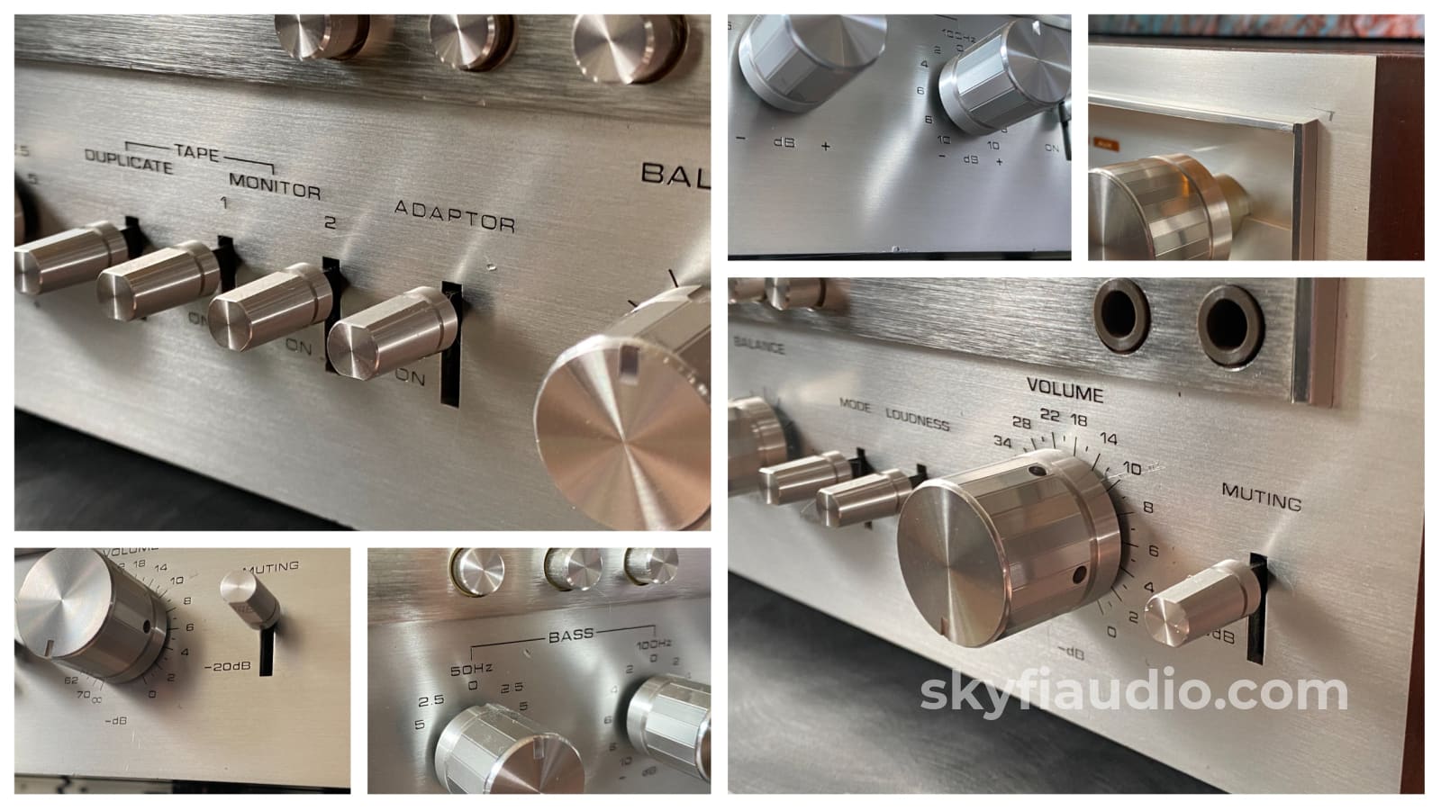 Pioneer Sx-1250 Stereo Receiver - Fully Restored W/Rustic Walnut Veneer Integrated Amplifier