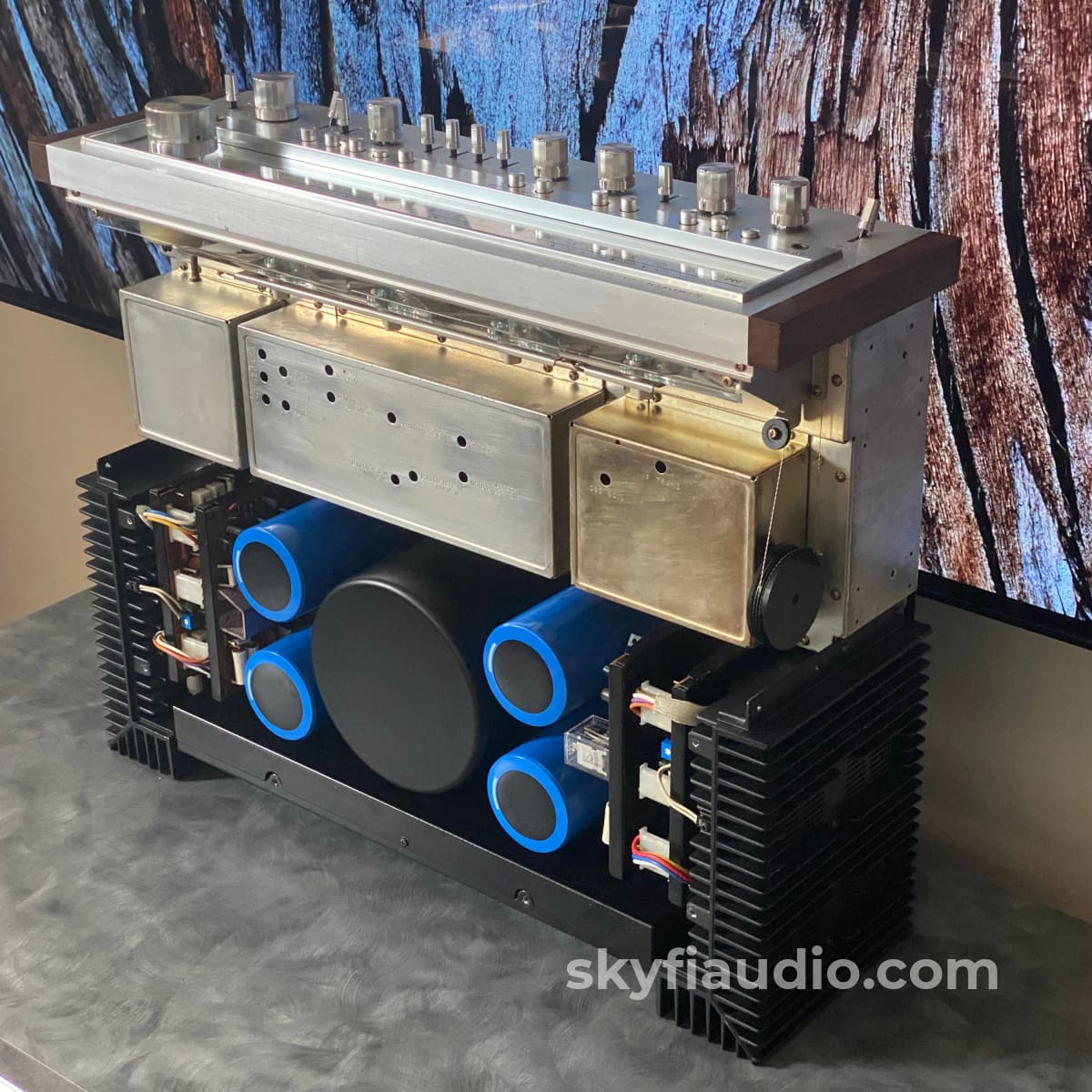 Pioneer Sx-1250 Stereo Receiver - Fully Restored W/ Rustic Walnut Veneer Integrated Amplifier