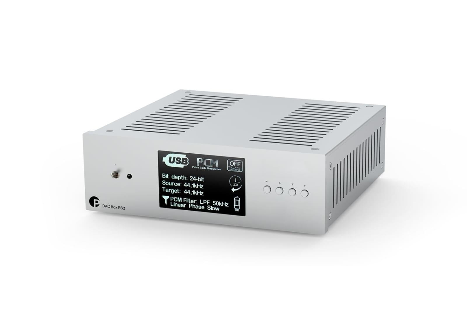 Pro-Ject Dac Box Rs2 - Balanced Dual-Mono D/A Converter Tube / Solid State Switchable Cd + Digital