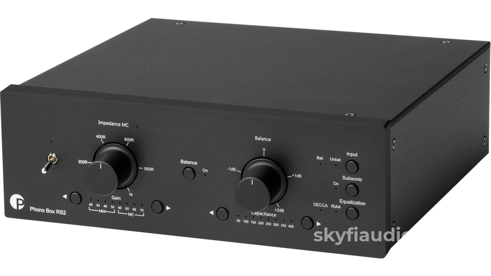 Pro-Ject Phono Box RS2 Phono Preamp - NEW Black Preamplifier