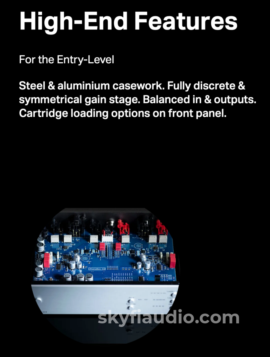 Pro-Ject Phono Box S3 B - Balanced Mm/Mc Preamp New Preamplifier