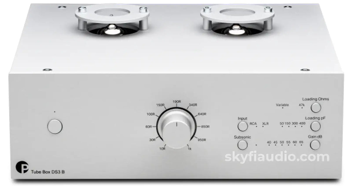 Pro-Ject Tube Box Ds3 B Phono Preamp Dual Mono All Tube - New Silver Preamplifier