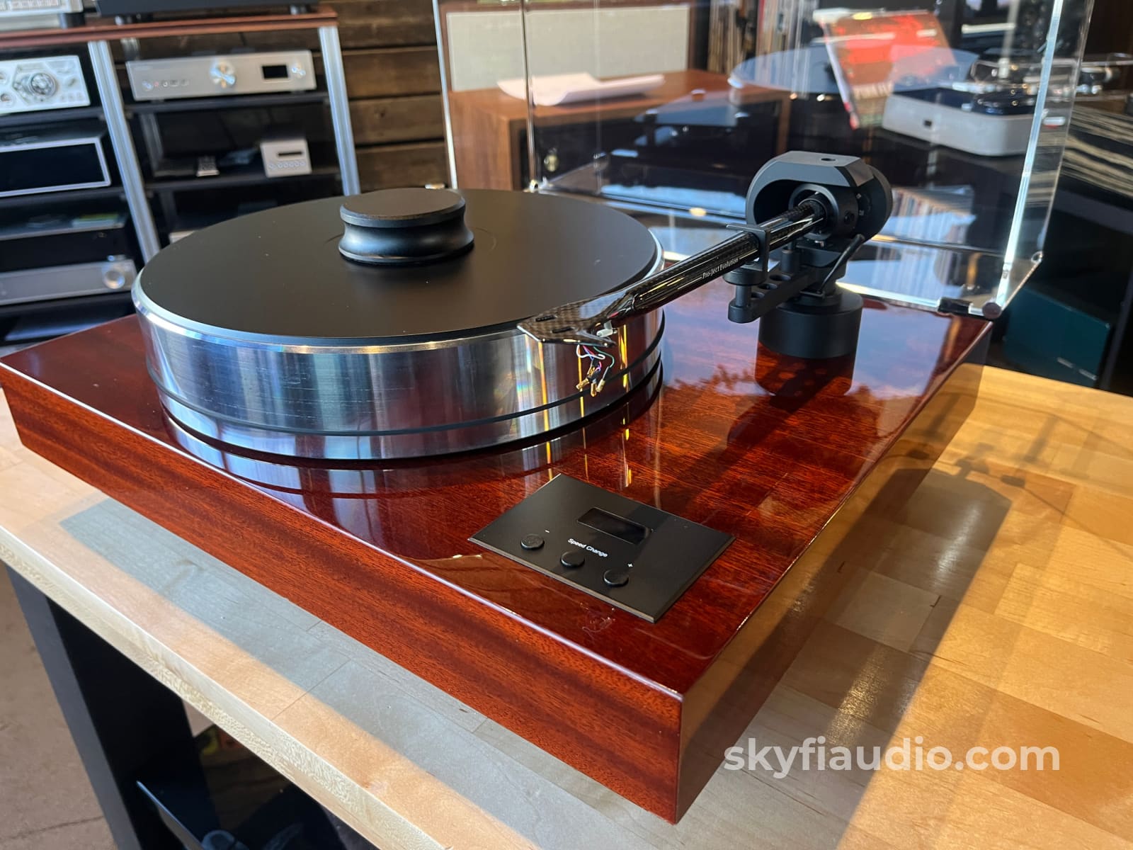 Pro-Ject Xtension 10 Evolution Turntable (Mahogany) - W/ New Ortofon X40 MC Cartridge Turntable