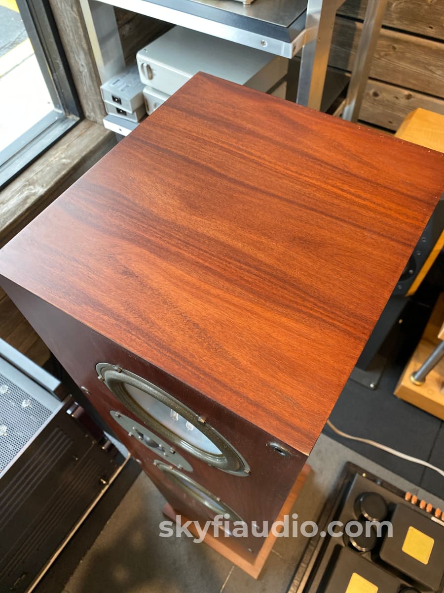 Proac Response 3.5 British Speakers In Gorgeous Mahogany Finish With Original Boxes