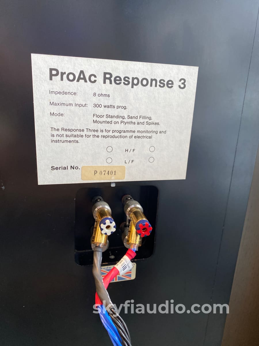 Proac Response 3 Floorstanding Speakers - Restored And Perfect
