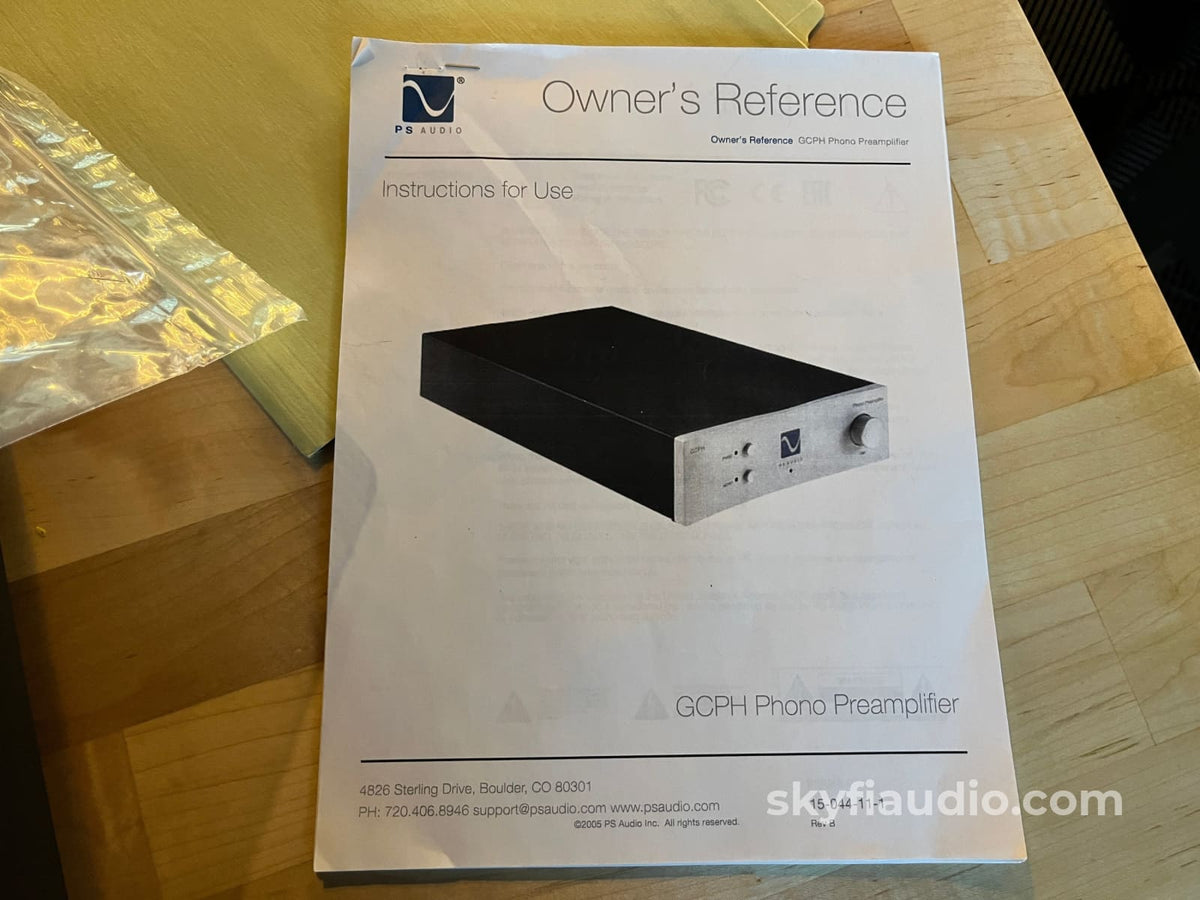 PS Audio GCPH Phono Preamp - Modified by Parts Connexion Preamplifier