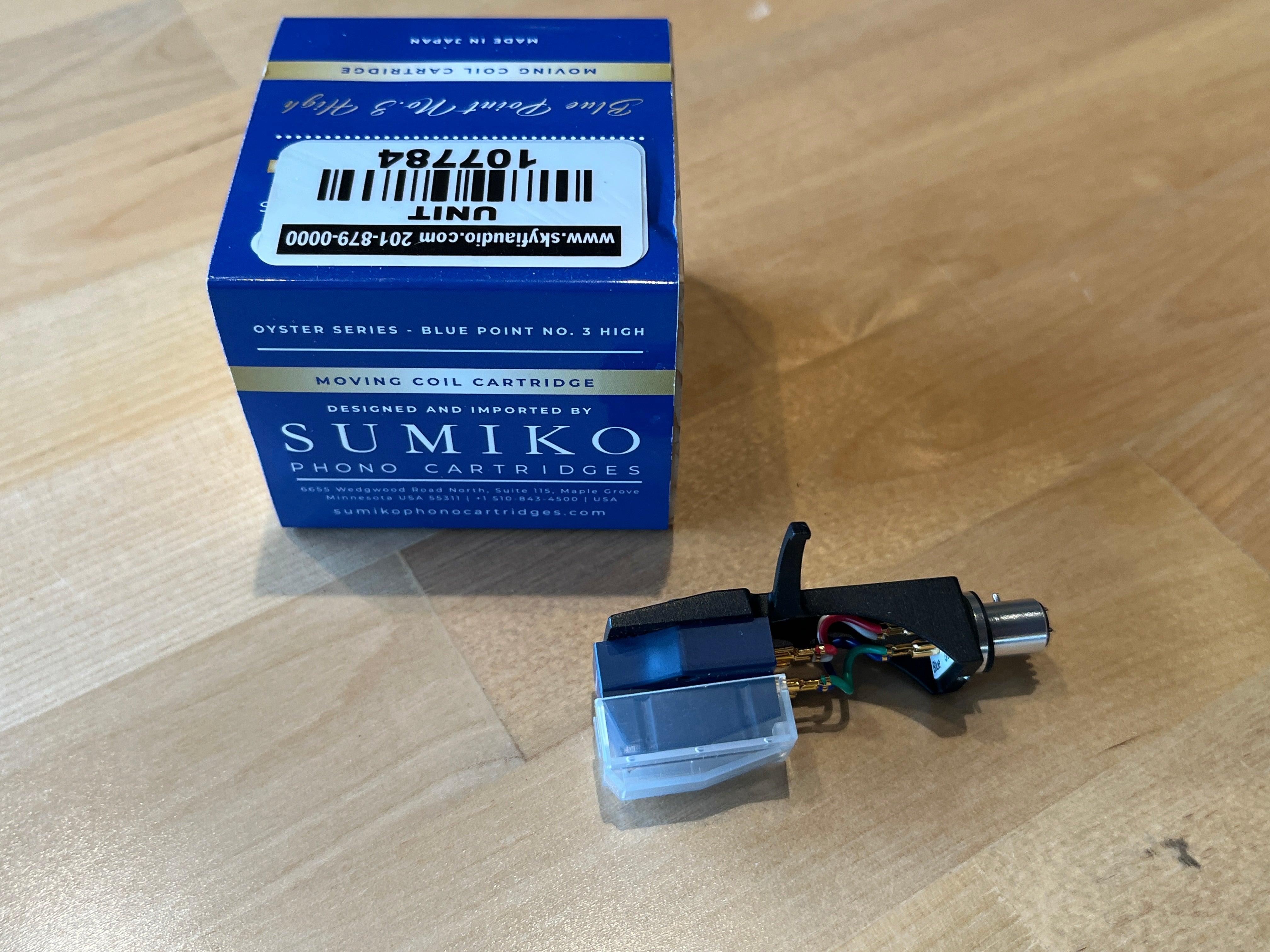 Sumiko Blue Point No.3 High MC Cartridge - Pre-mounted for Technics Turntables