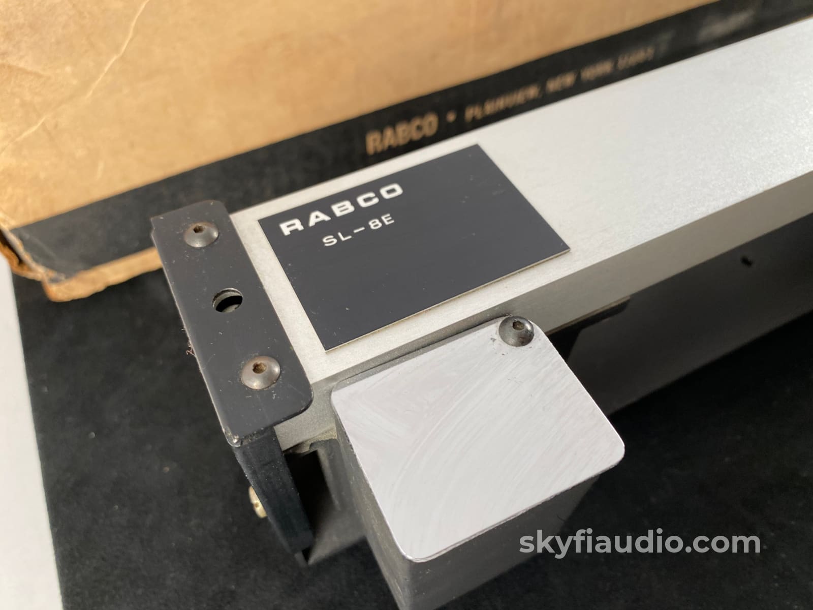 Rabco Sl-8E Tangential Tonearm In Box Tested Thorens Td-125 Ready Accessory