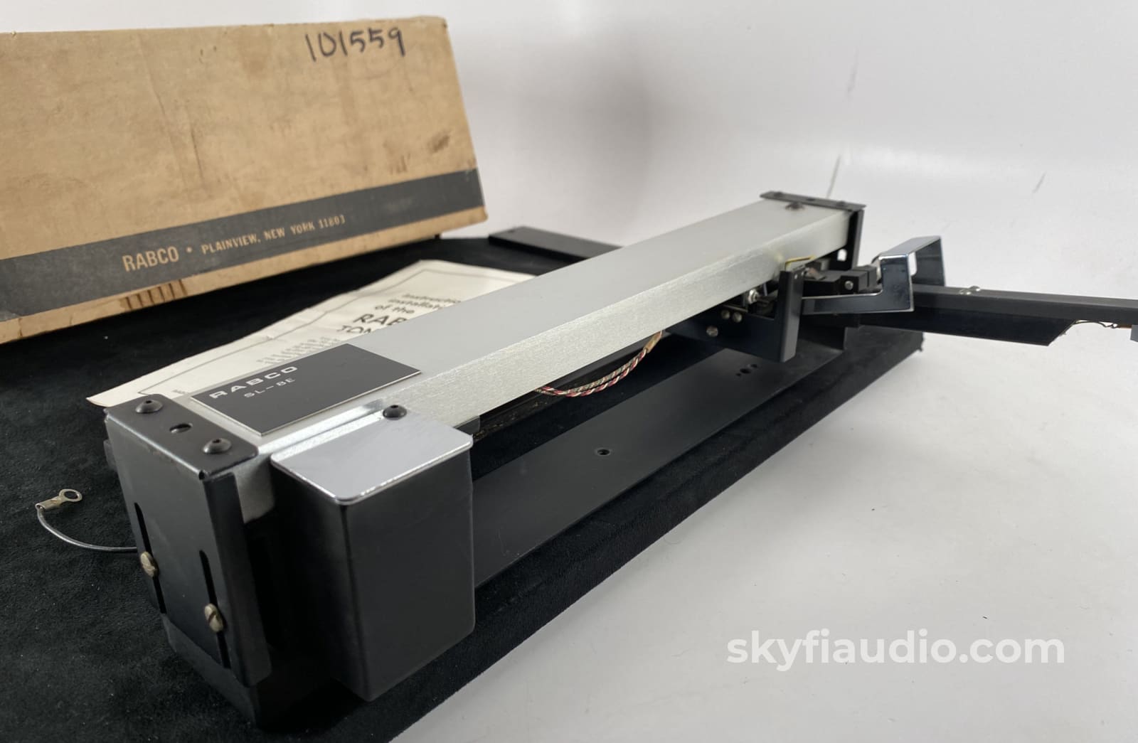 Rabco Sl-8E Tangential Tonearm In Box Tested Thorens Td-125 Ready Accessory
