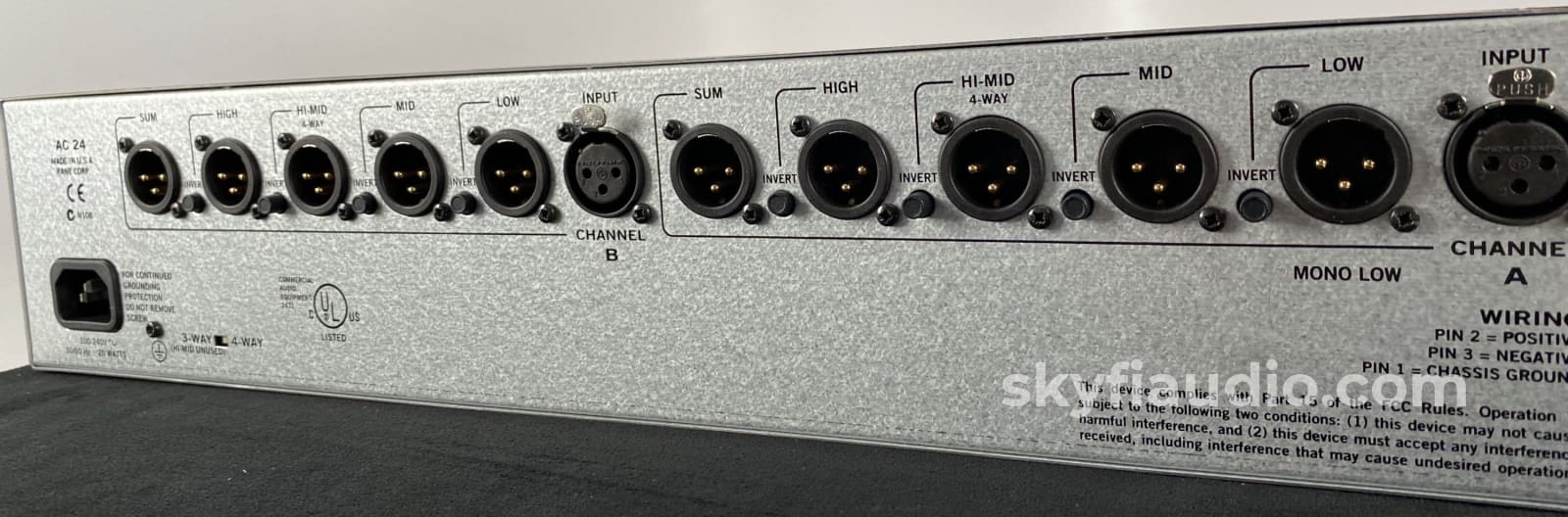 Rane Ac 24 Stereo 4-Way Active Crossover - Perfect For Your Jbl Or Altec Project Accessory