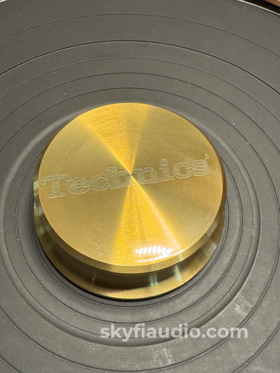 Record Puck – Solid Polished Brass - Perfect For Technics Turntables Accessory