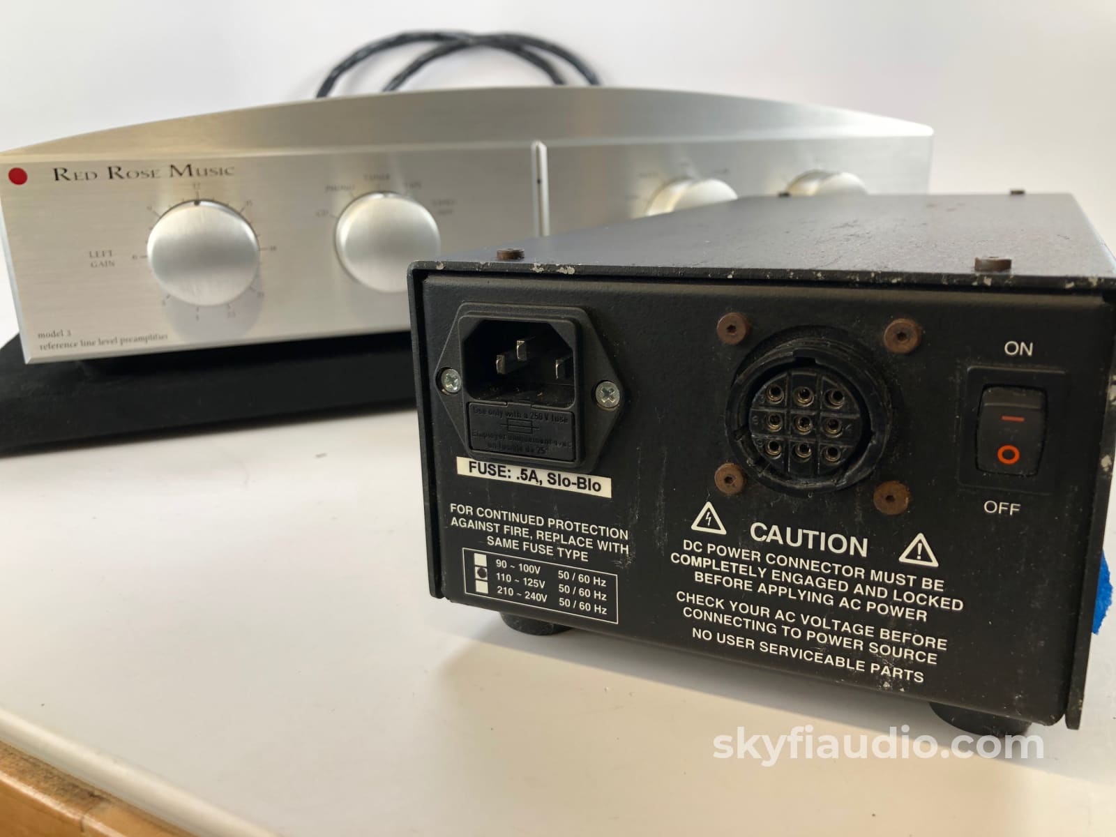 Red Rose Music Model 3 Reference Tube Preamp With Separate Power Supply - Rare Preamplifier