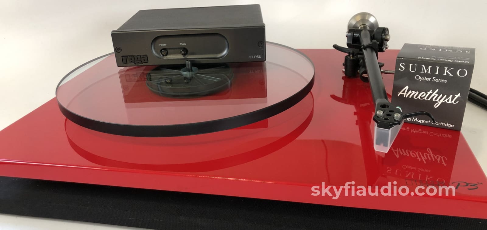 Rega Planar 3 (P3) Turntable With New Sumiko Amethyst Cartridge