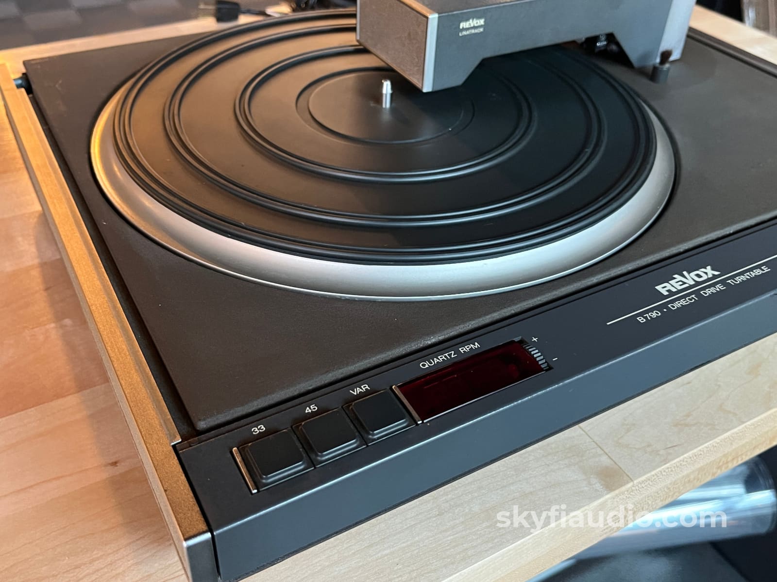 ReVox B-790 Vintage Linear Tracking Turntable - with New Grado Silver