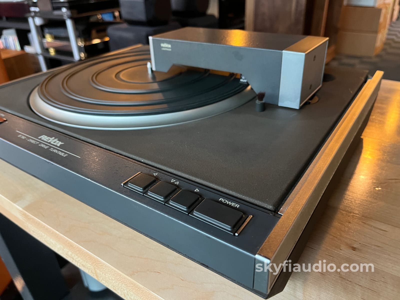ReVox B-790 Vintage Linear Tracking Turntable - with New Grado Silver