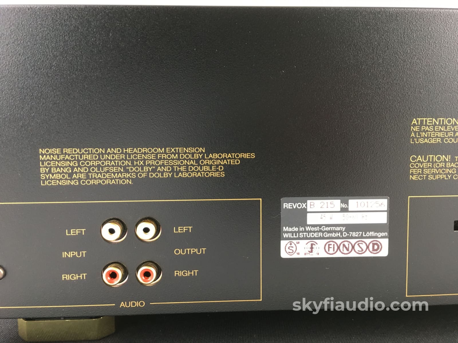 Revox B215-S Tape Deck