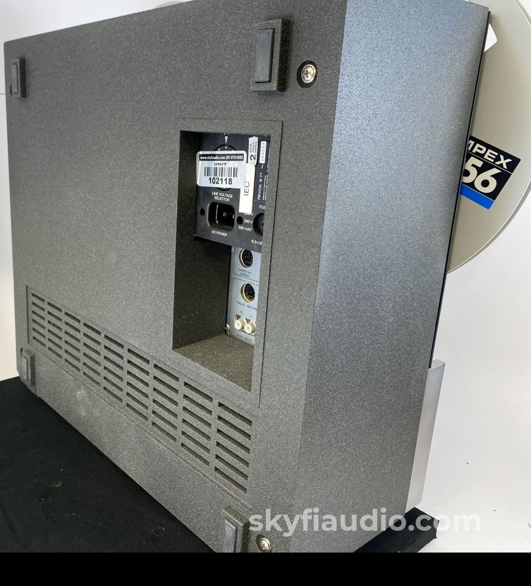 Revox B77 High-Speed Reel To - Fully Serviced And Calibrated Tape Deck