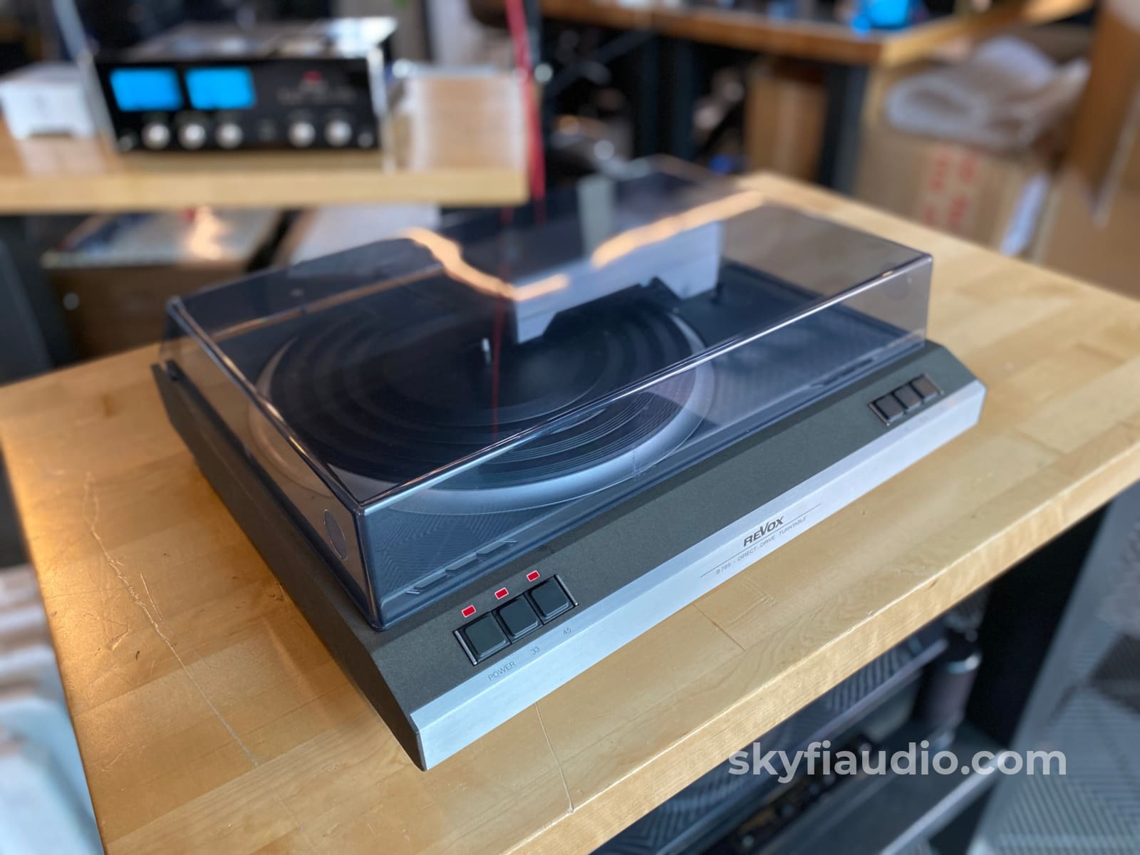 Revox B795 Tangential Tracking Turntable With Denon Cartridge