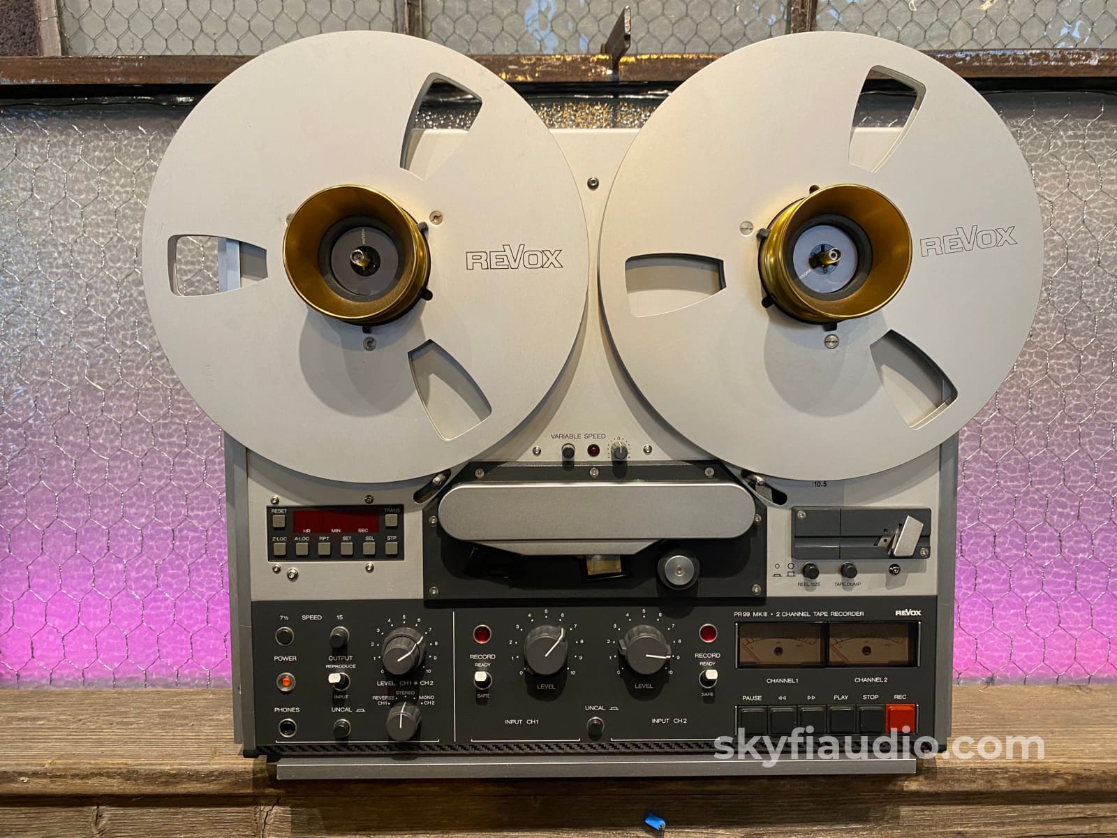 Revox Pr-99 Mkiii Reel To - Restored Best Version With Variable Speed Tape Deck