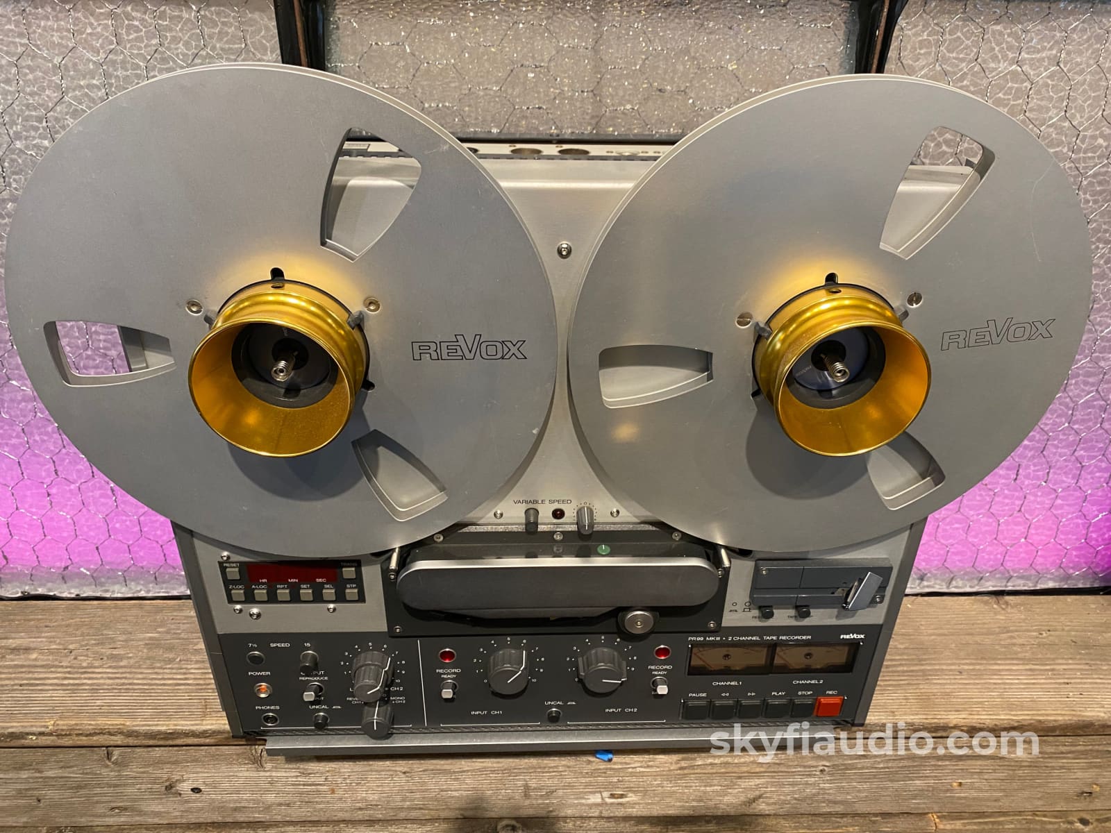 Revox Pr-99 Mkiii Reel To - Restored Best Version With Variable Speed Tape Deck