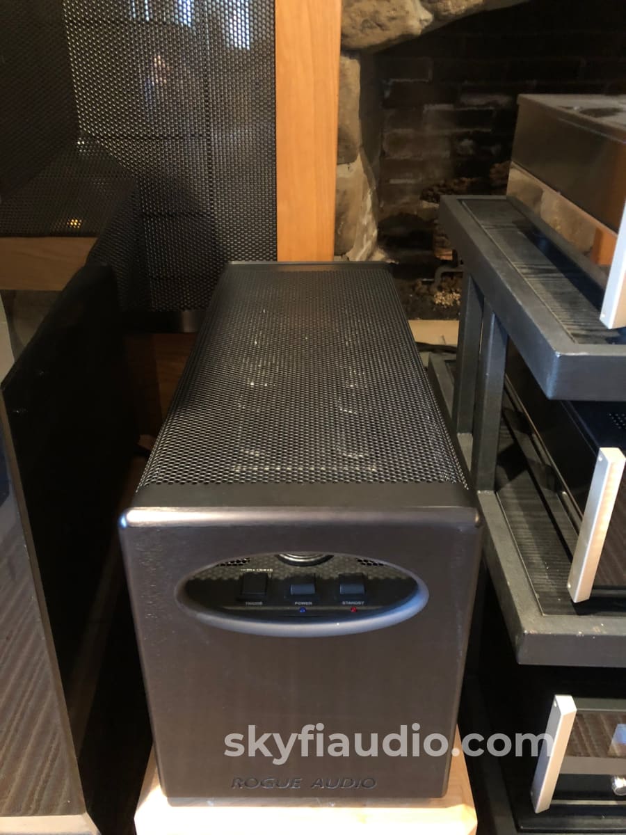 Rogue Audio Apollo Dark Tube Monoblocks With Custom Mapleshade Plinths Amplifier