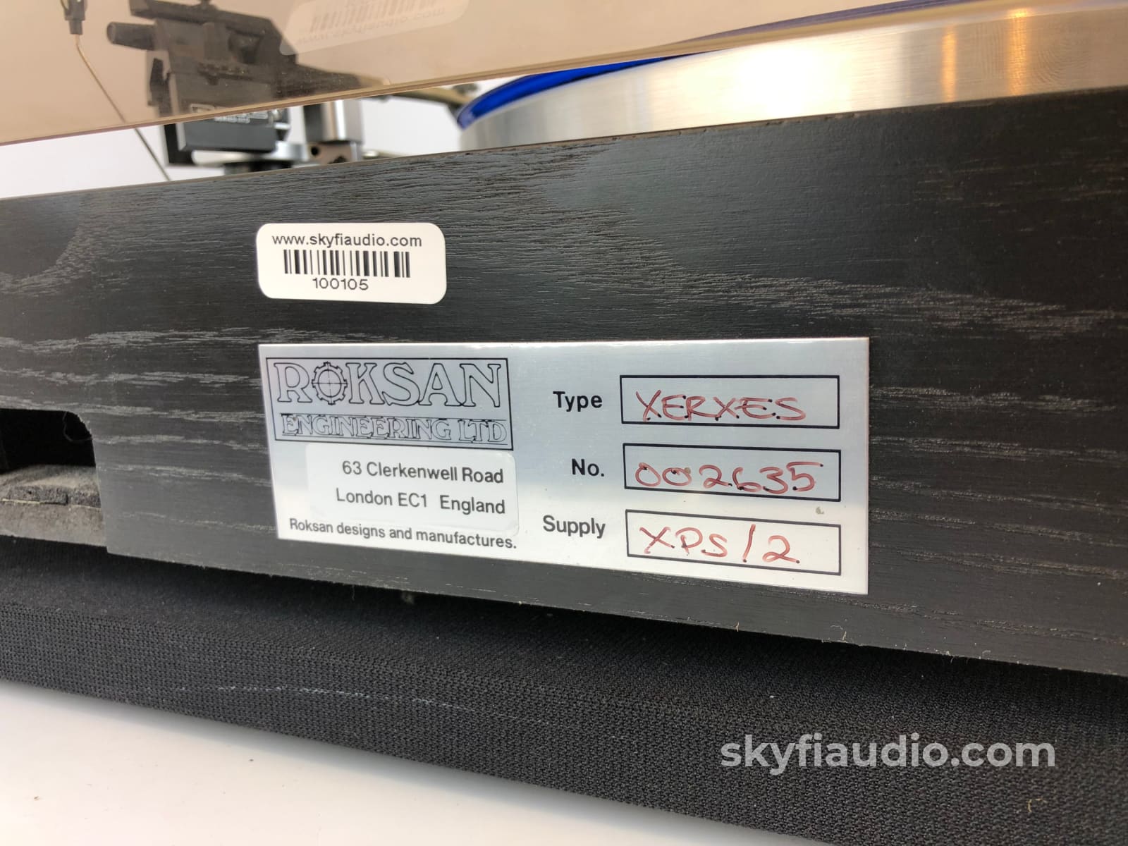 Roksan Xerxes Turntable With Improved Sme And Ps/2 Outboard Power Supply