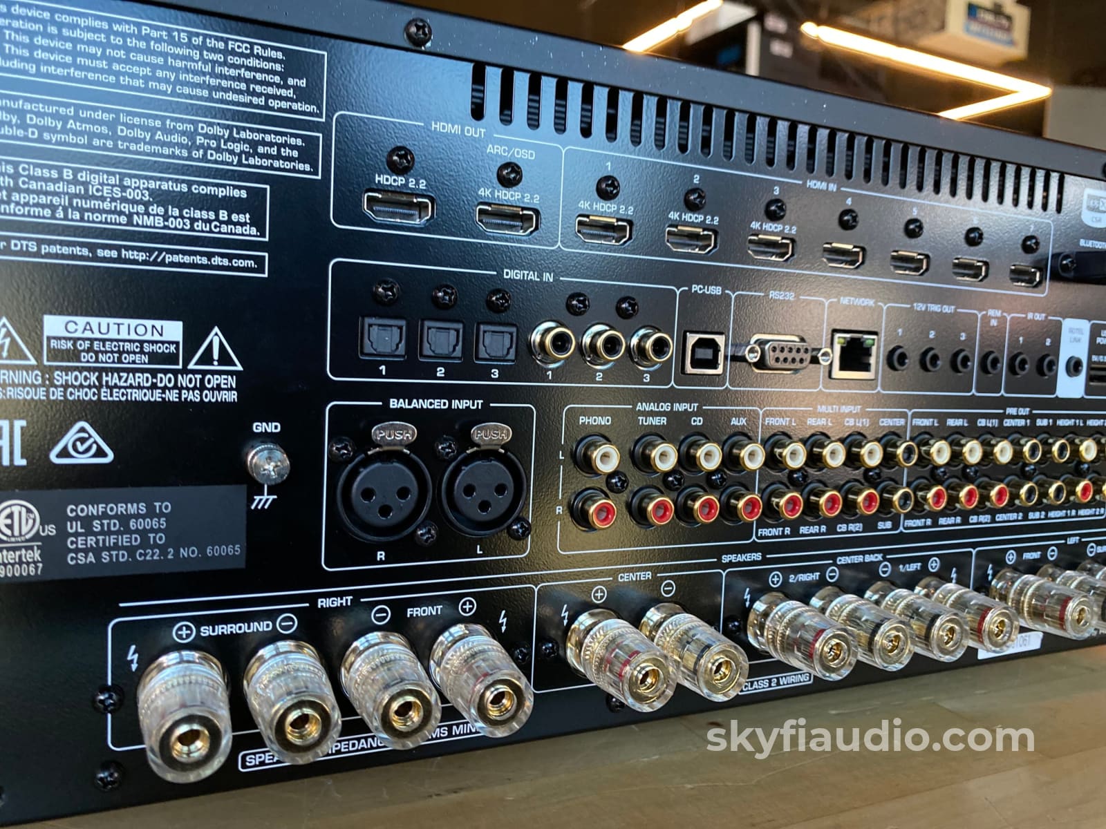 Rotel Rap-1580Mkii Home Theater Processor Amplifier - Complete Dirac Atmos