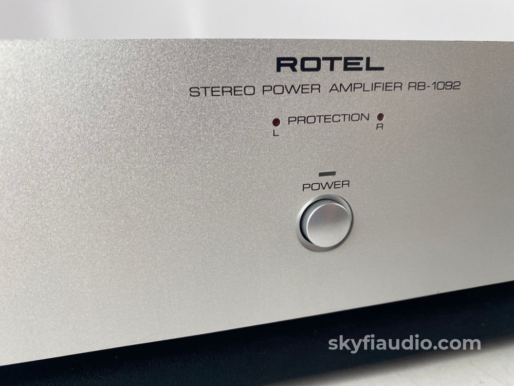 Rotel RB-1092 Stereo Amplifier, Fully Tested, 500 Watts RMS @ 8 Ohms