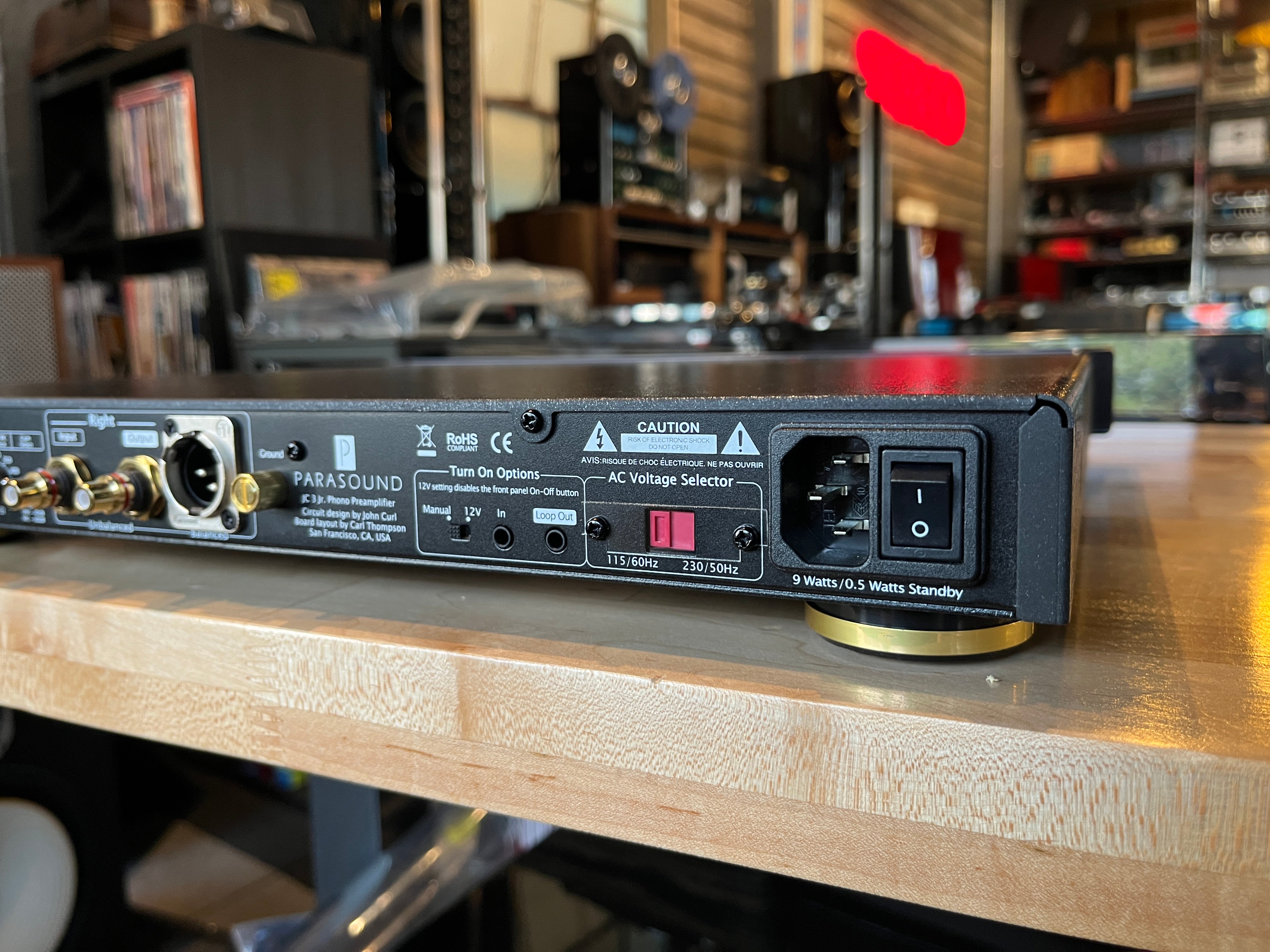 Parasound JC3 Jr. Phono Preamp - Compact and High Performance