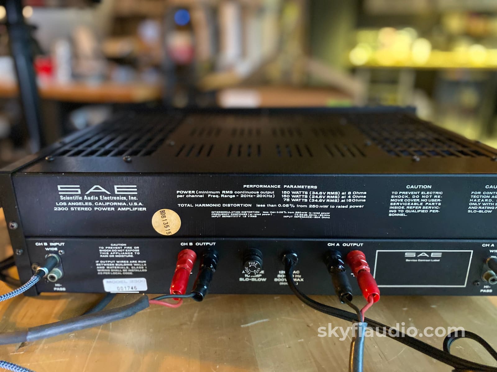 Sae 2300 Vintage Amplifier 150W X 2