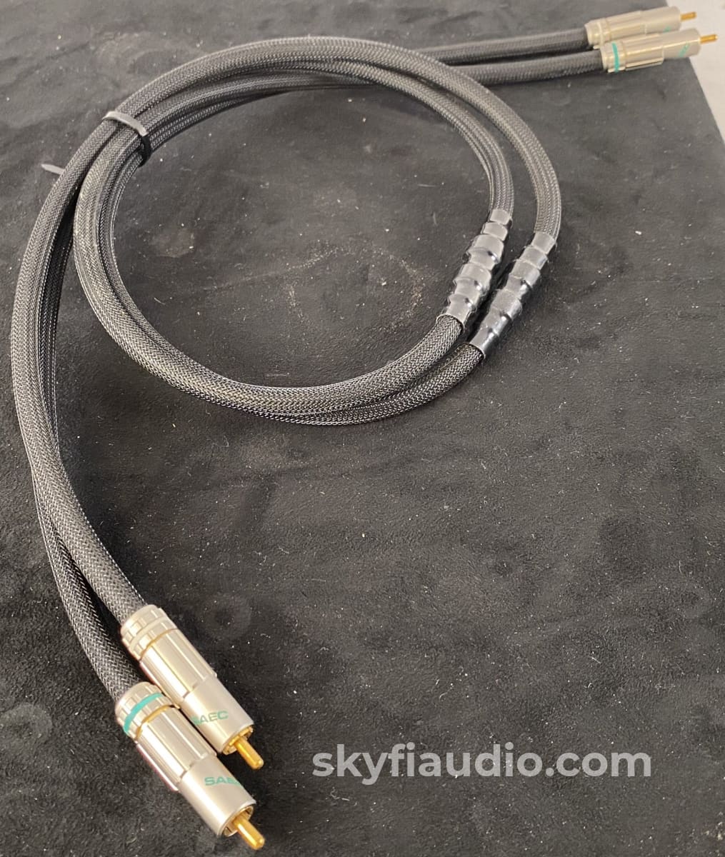 SAEC SL-3030 RCA Audio Cables From Japan - 1M