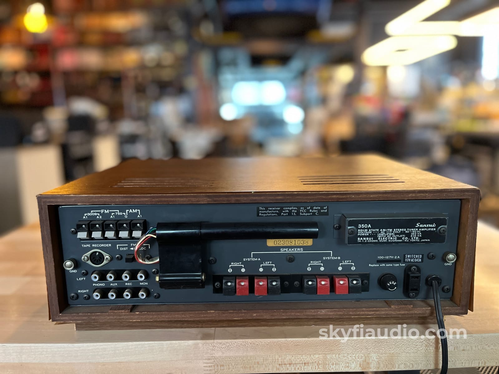 Sansui 350A Vintage AM/FM Receiver Integrated Amplifier