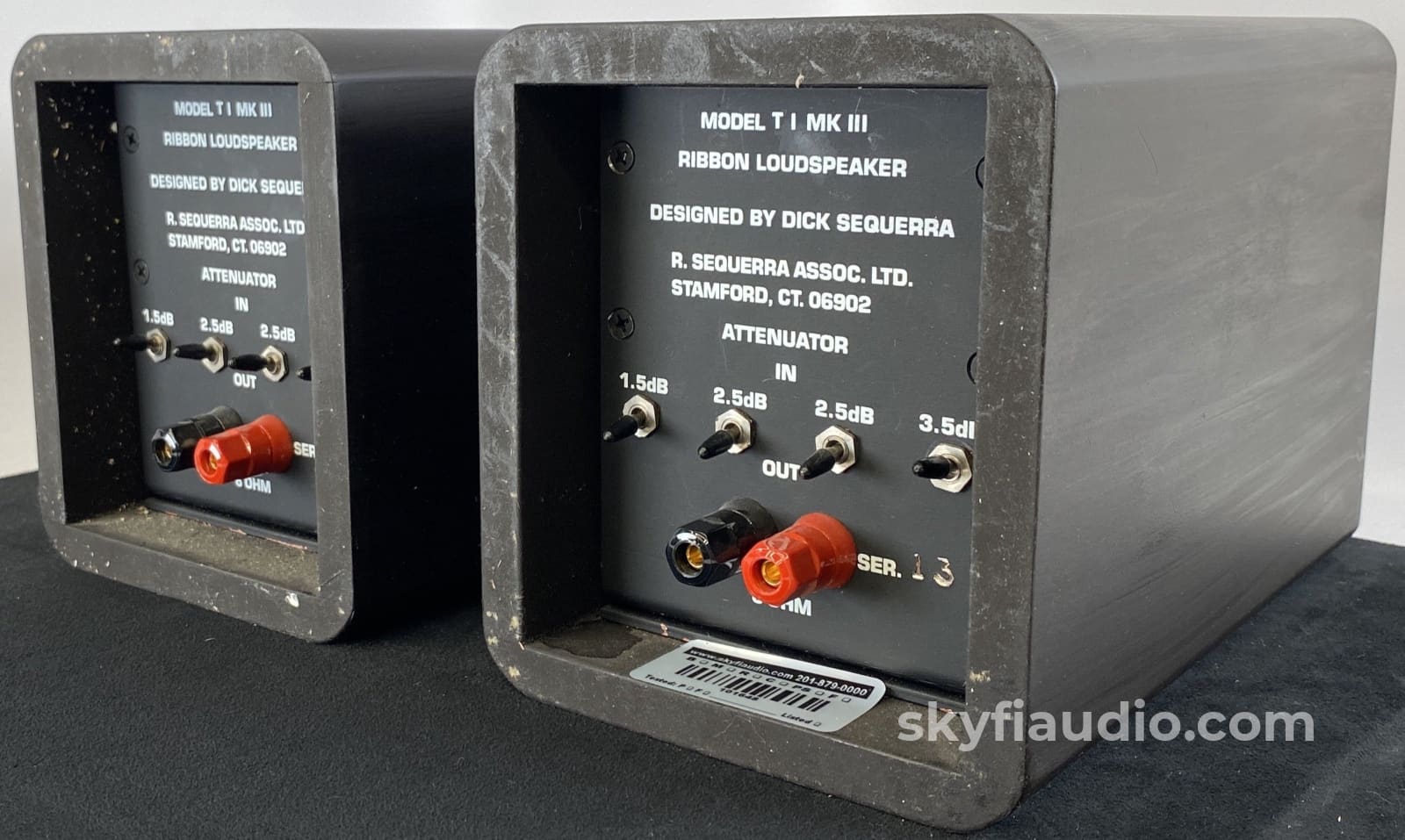 Sequerra T1 Mkiii Super Tweeters - Very Rare And Collectible Ribbon Speakers
