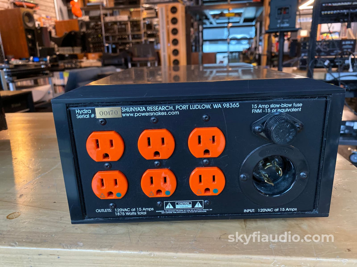 Shunyata Hydra Powersnakes Power Conditioner - Original Wood Version