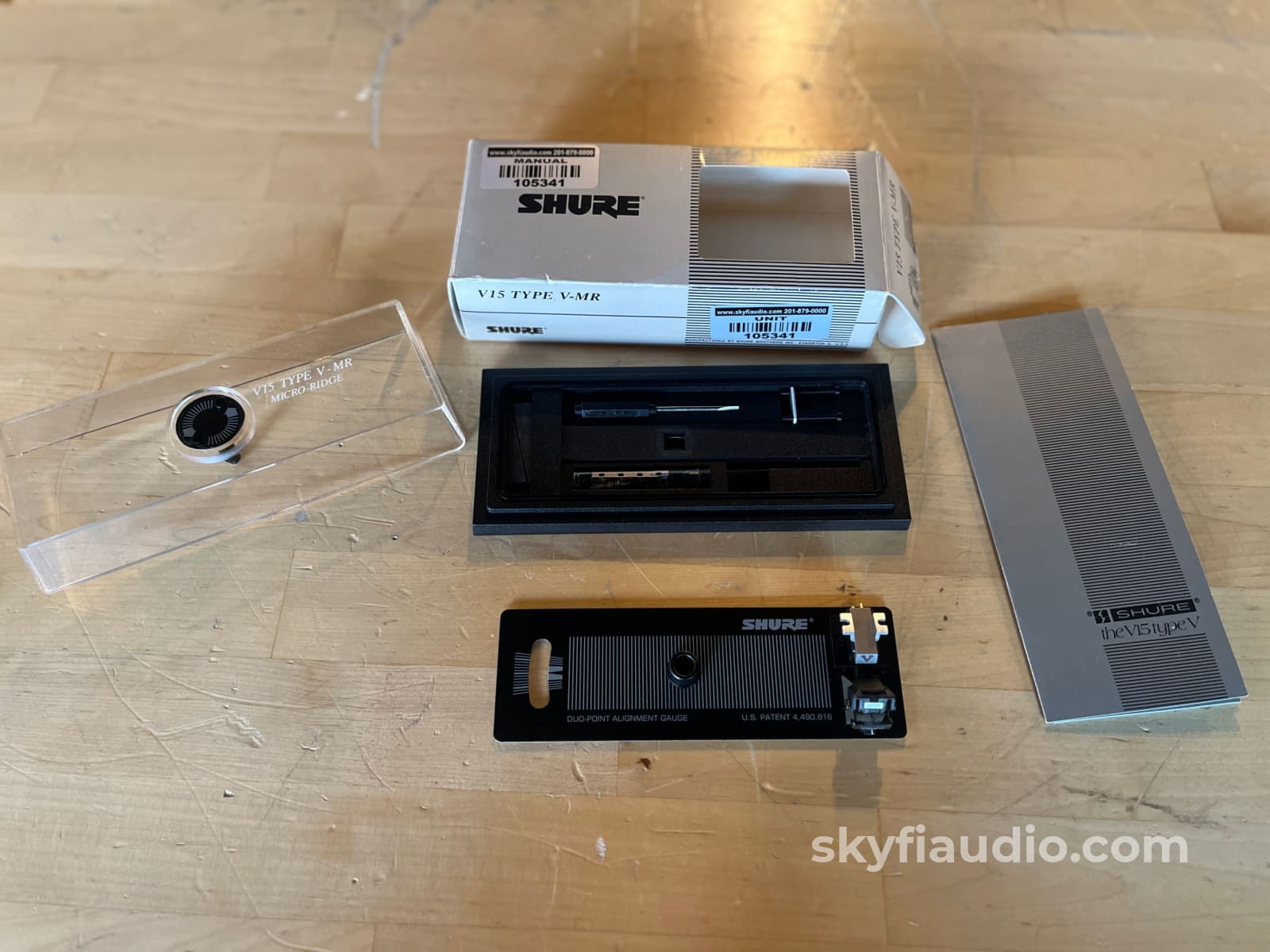 Shure V15 Type V-MR MM Phono Cartridge - Complete Kit