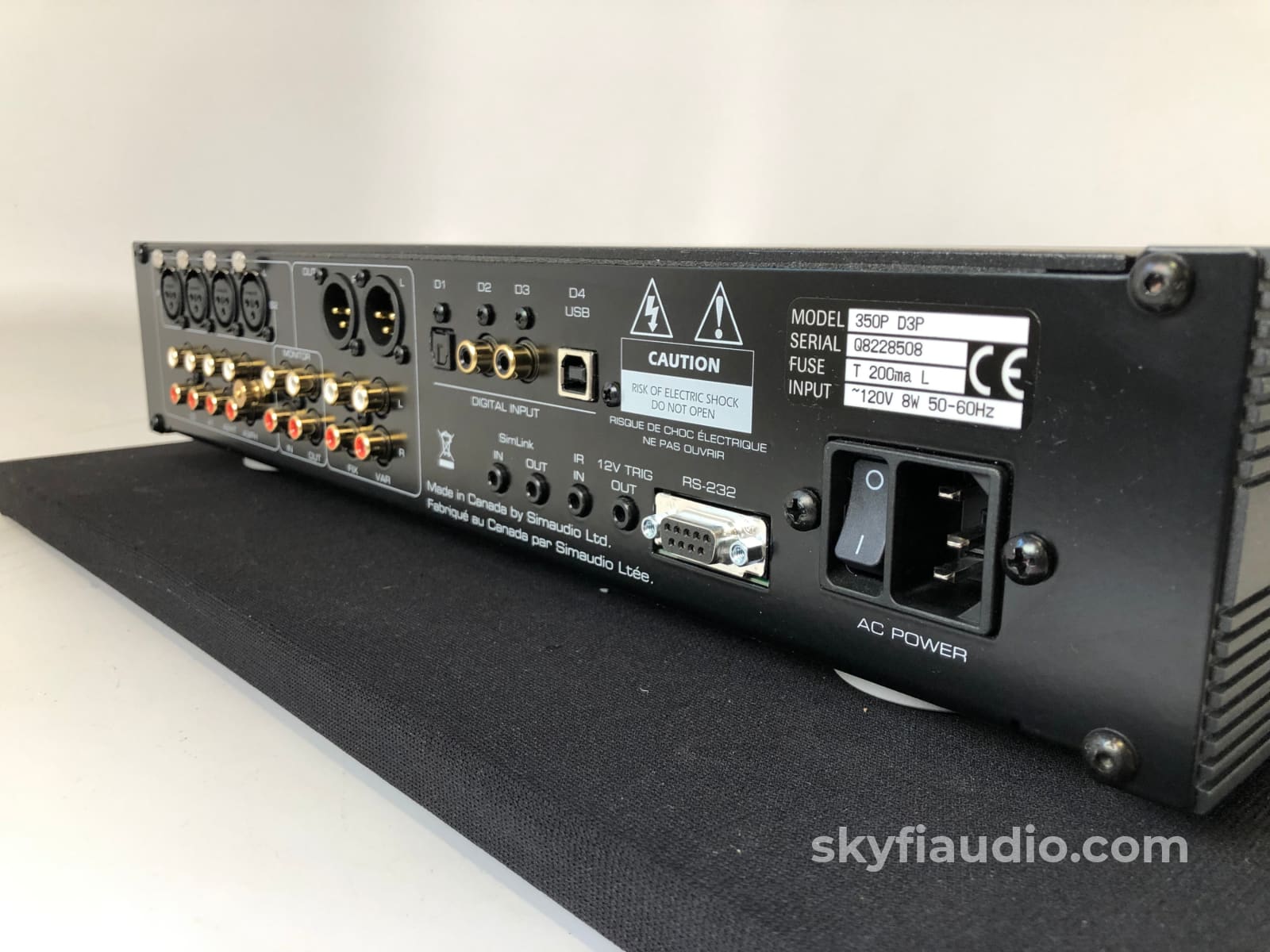 Simaudio 350P Analog Preamp/Dac - Complete And Like New Preamplifier