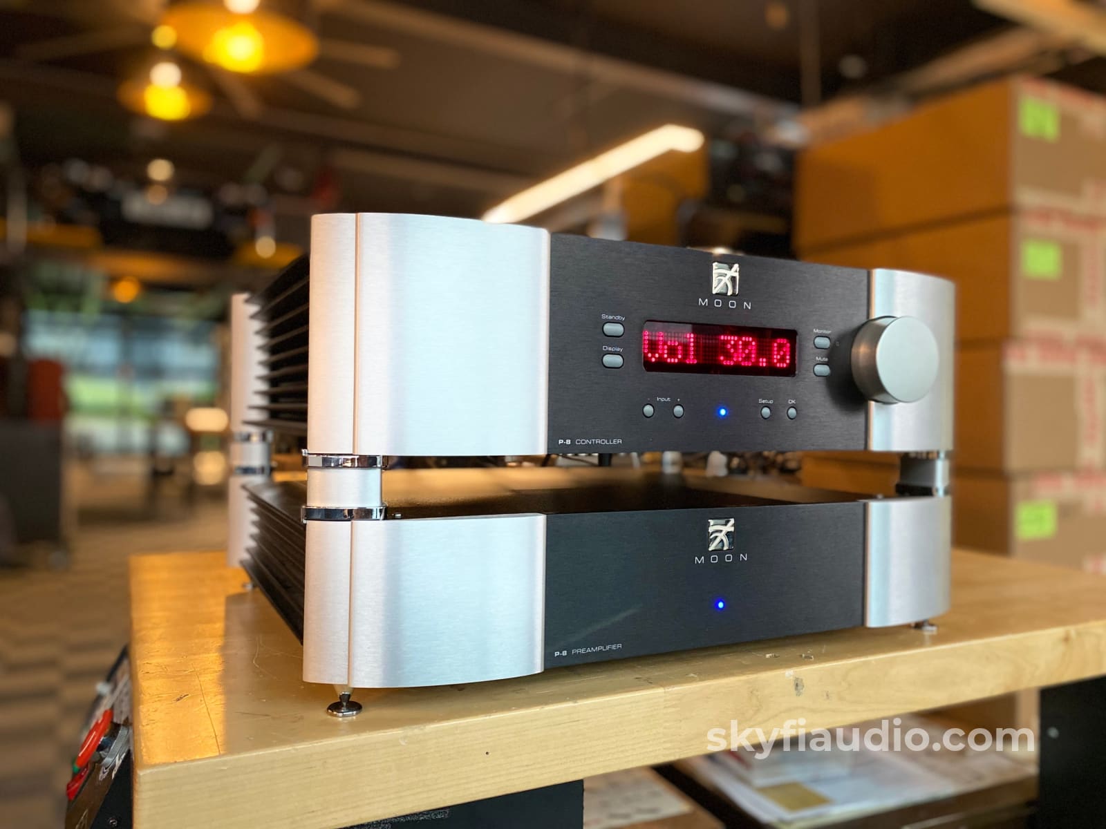 Simaudio Moon Evolution P-8 Reference Dual-Mono Preamplifier Stereophile Class A