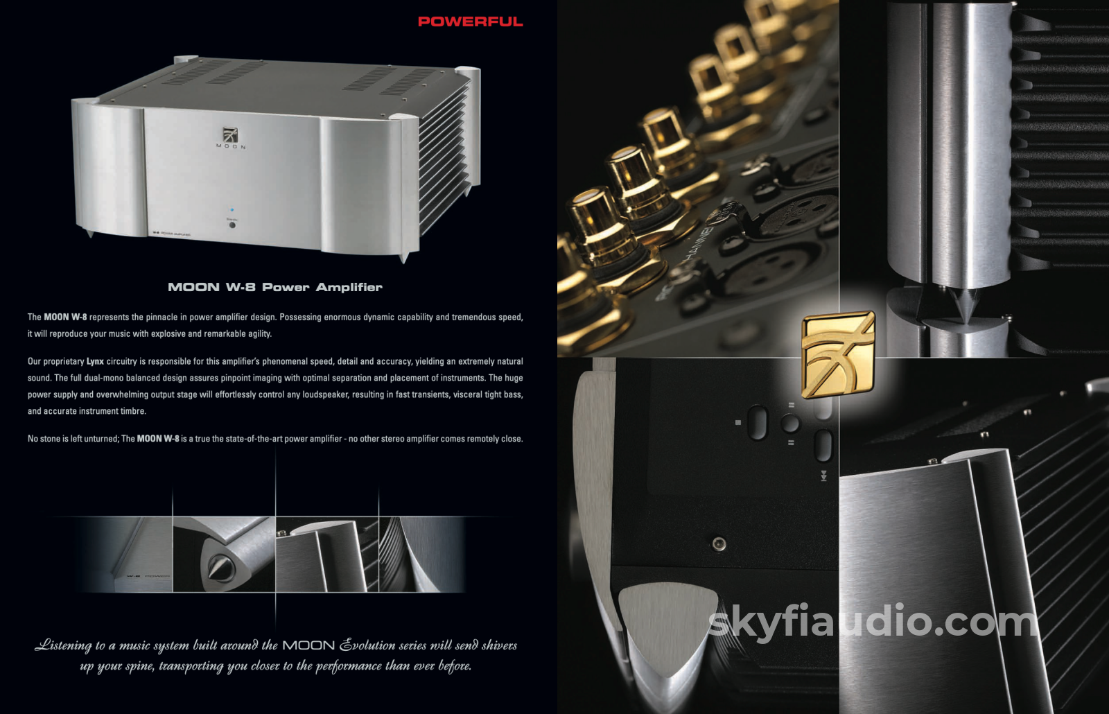 Simaudio Moon Evolution W-8 Flagship Stereo Power Amplifier